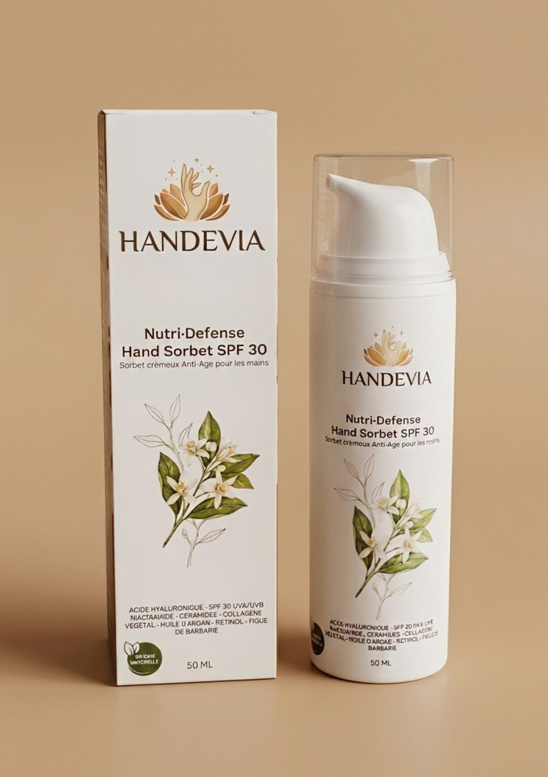 HANDEVIA – Sorbet Nutri-Defense SPF 30 pour les Mains