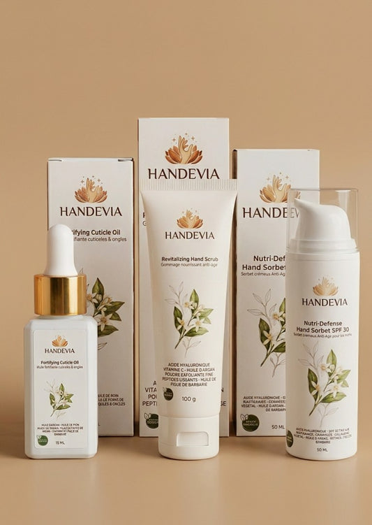 Pack Soin Complet HANDEVIA – Des Mains Sublimées au Quotidien