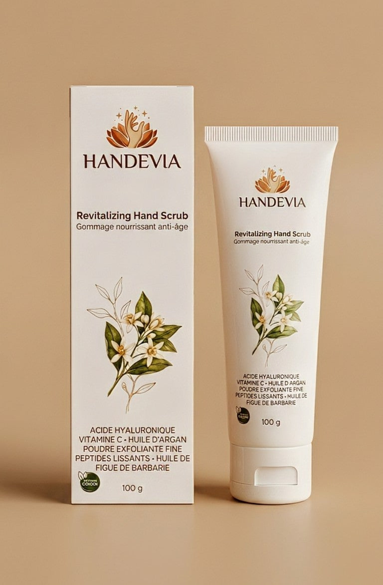 HANDEVIA – Gommage Revitalisant Anti-Âge pour les Mains
